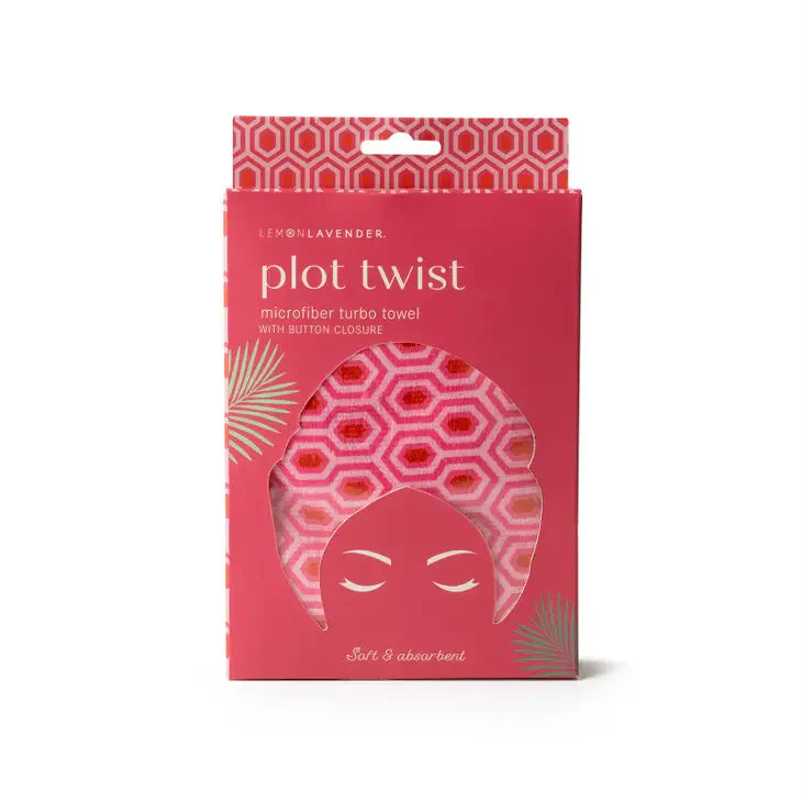 Plot Twist Microfiber Turbo Towel (Lemon Lavender)