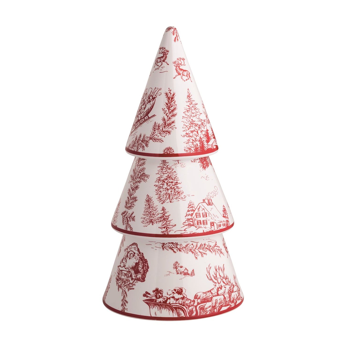 Red Toile Tree Sitter