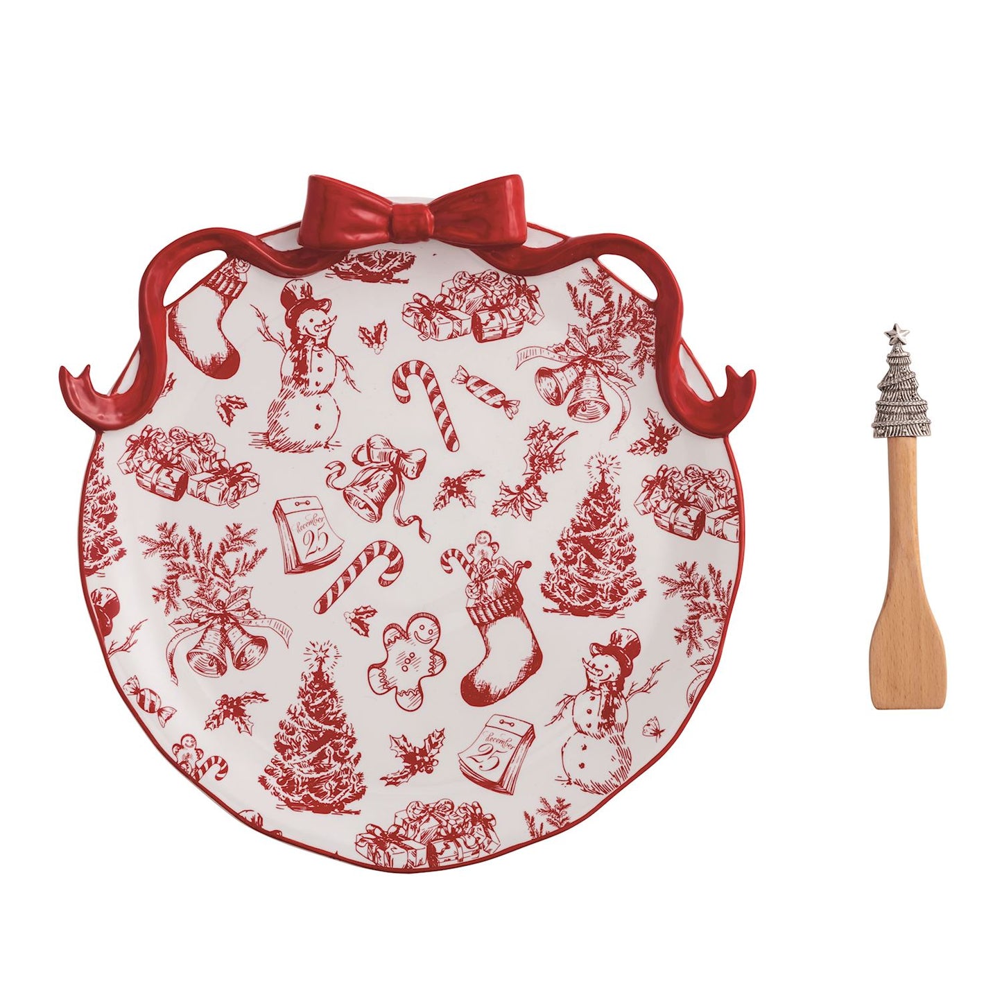 Bow Cookie Plate