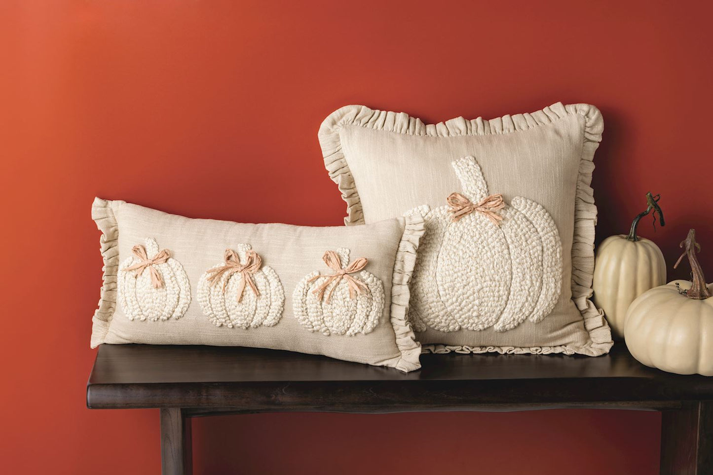 White Pumpkin Pillow