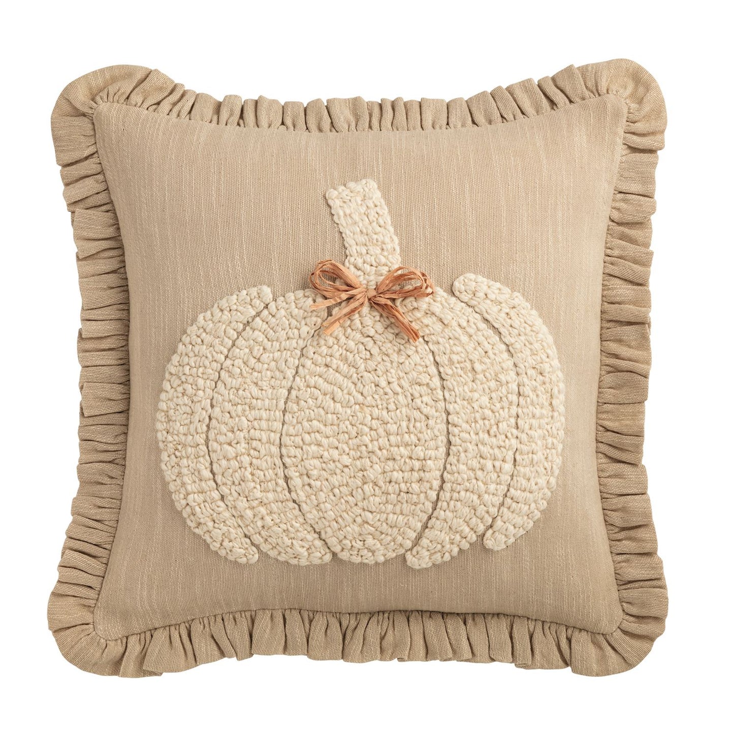 White Pumpkin Pillow