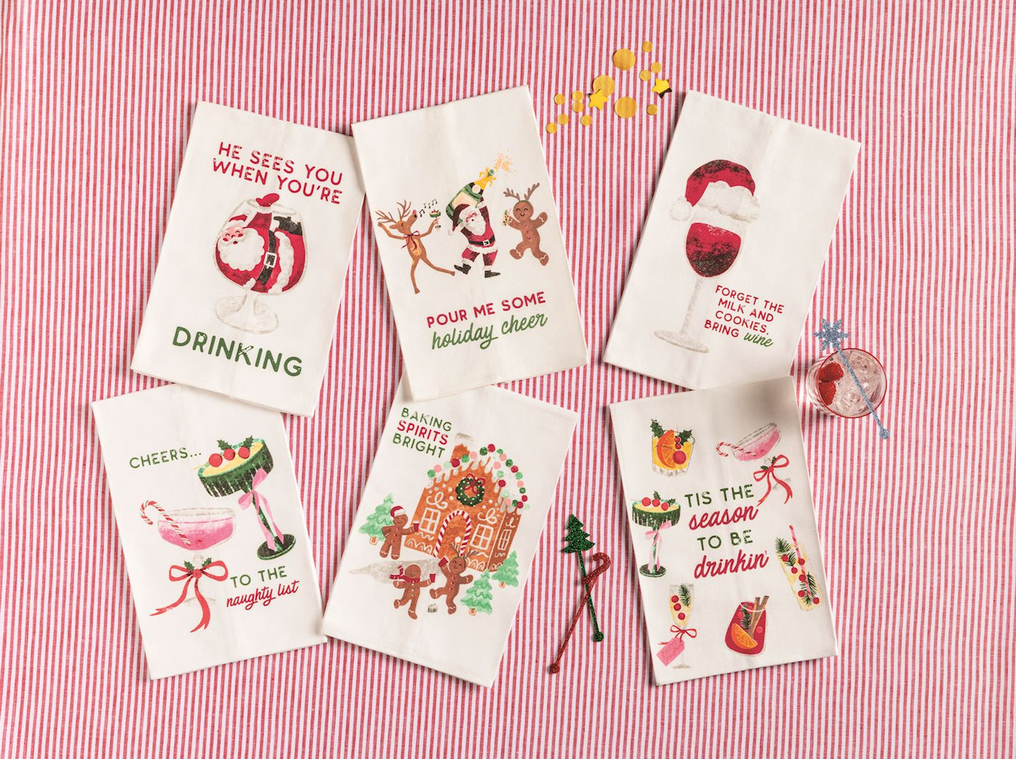 Holiday Bar Towels