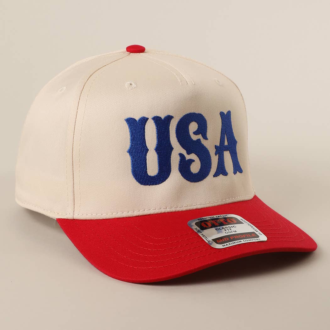 USA Two-Tone Trucker Hat