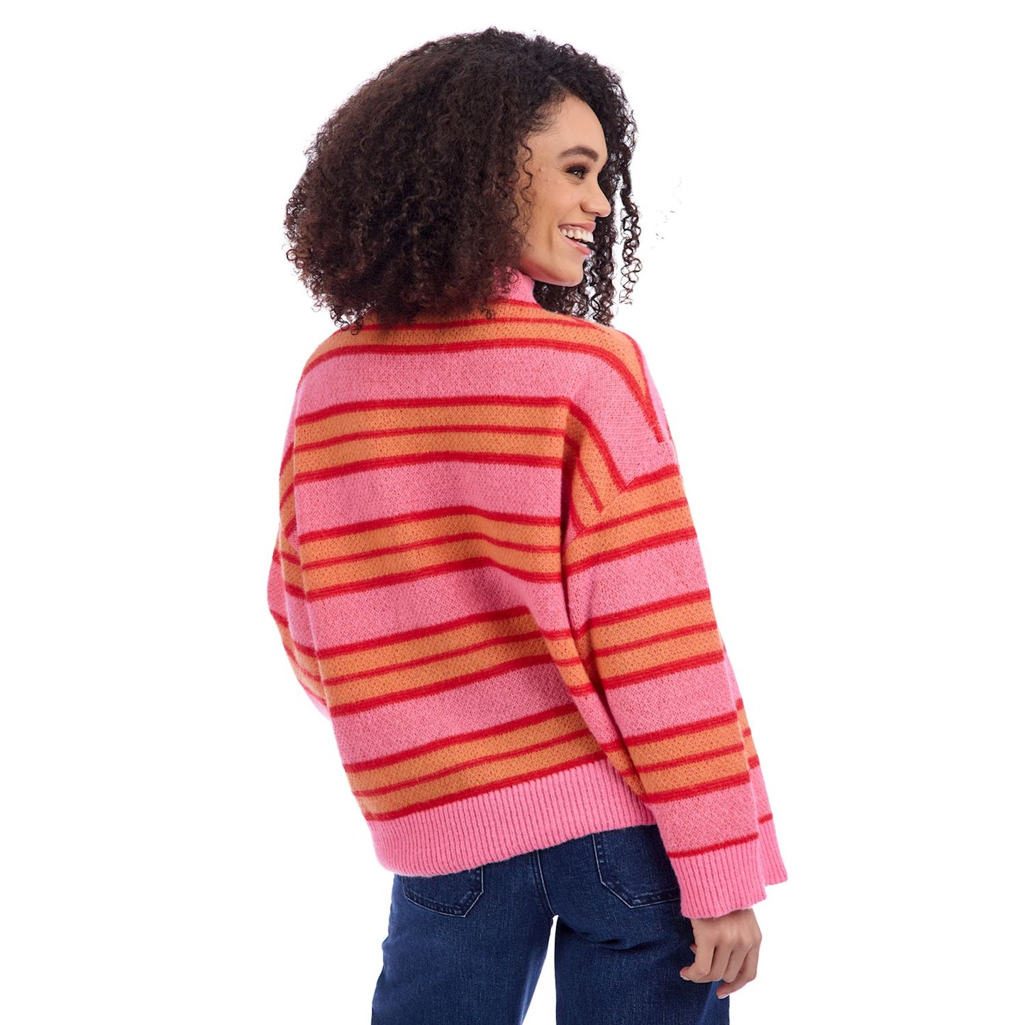 Pink Quinnie Turtleneck Sweater