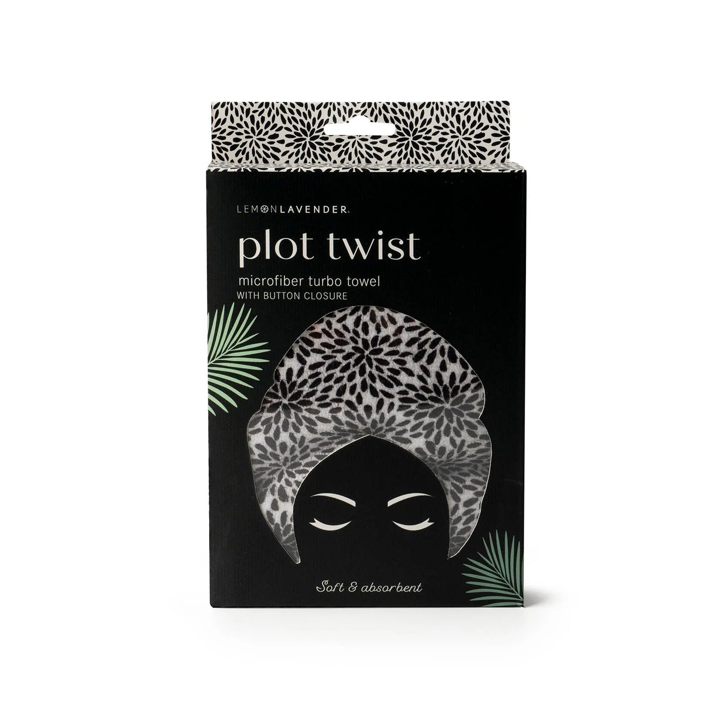 Plot Twist Microfiber Turbo Towel (Lemon Lavender)
