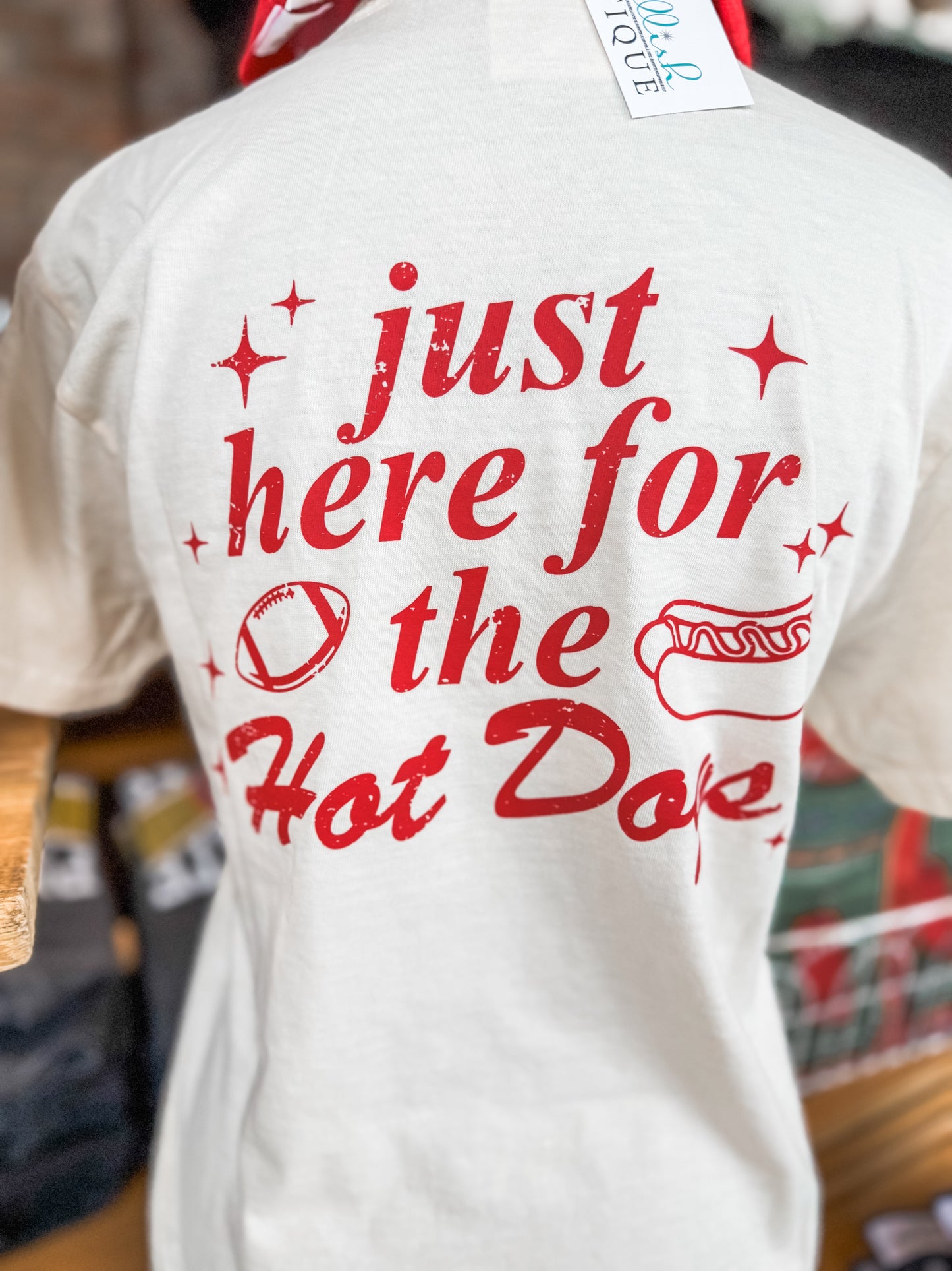 GAME DAY- Here For The Hot Dogs