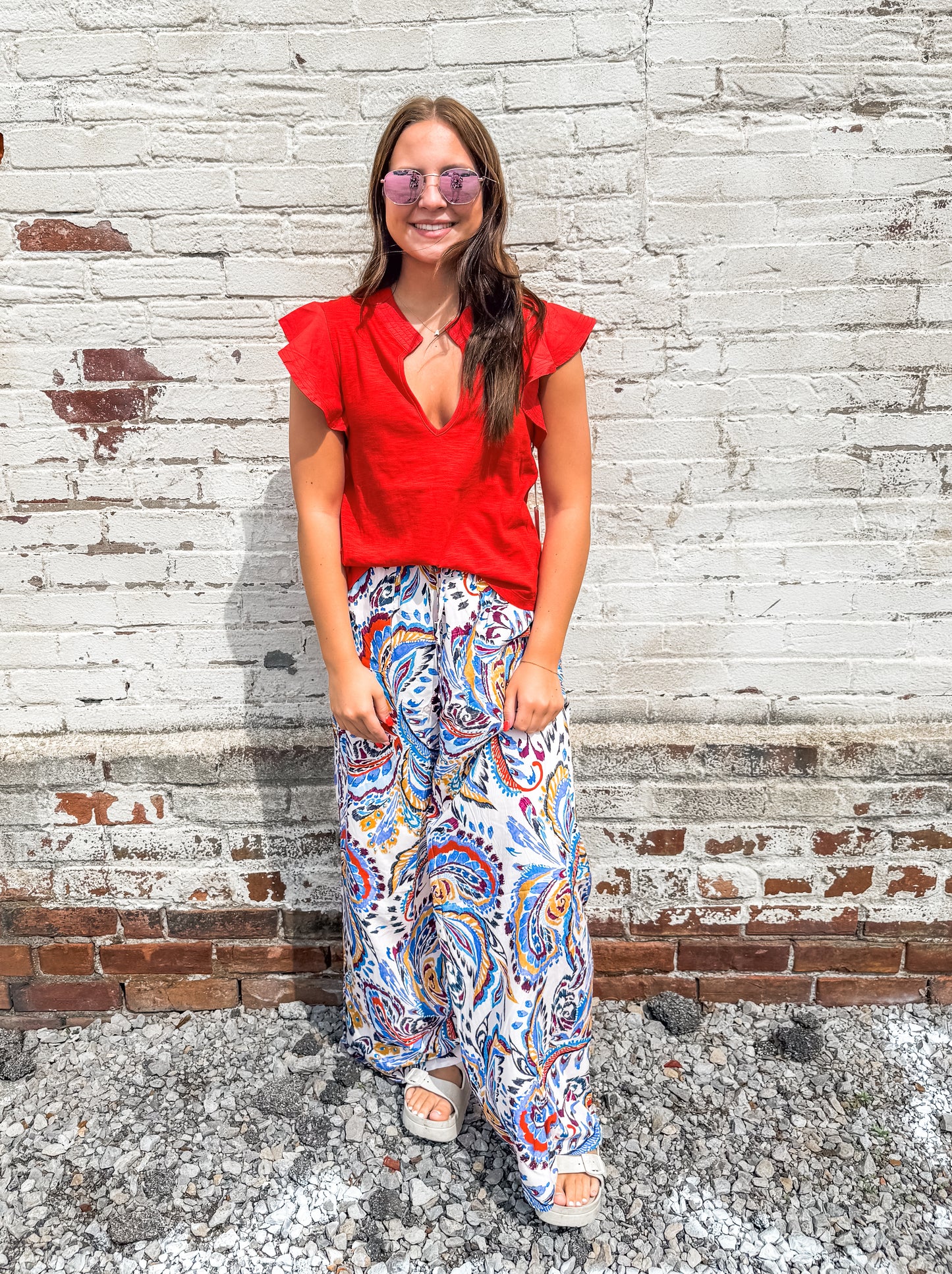 Sunset Paisley Havana Pants (Another Love)