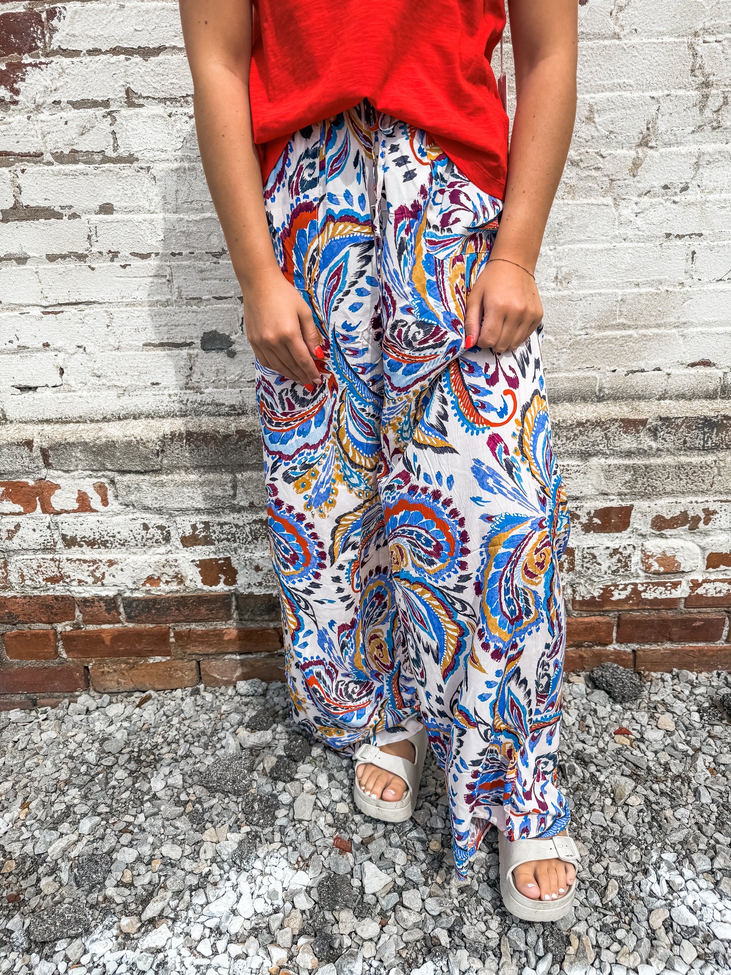 Sunset Paisley Havana Pants (Another Love)