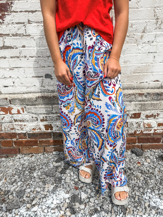 Sunset Paisley Havana Pants (Another Love)