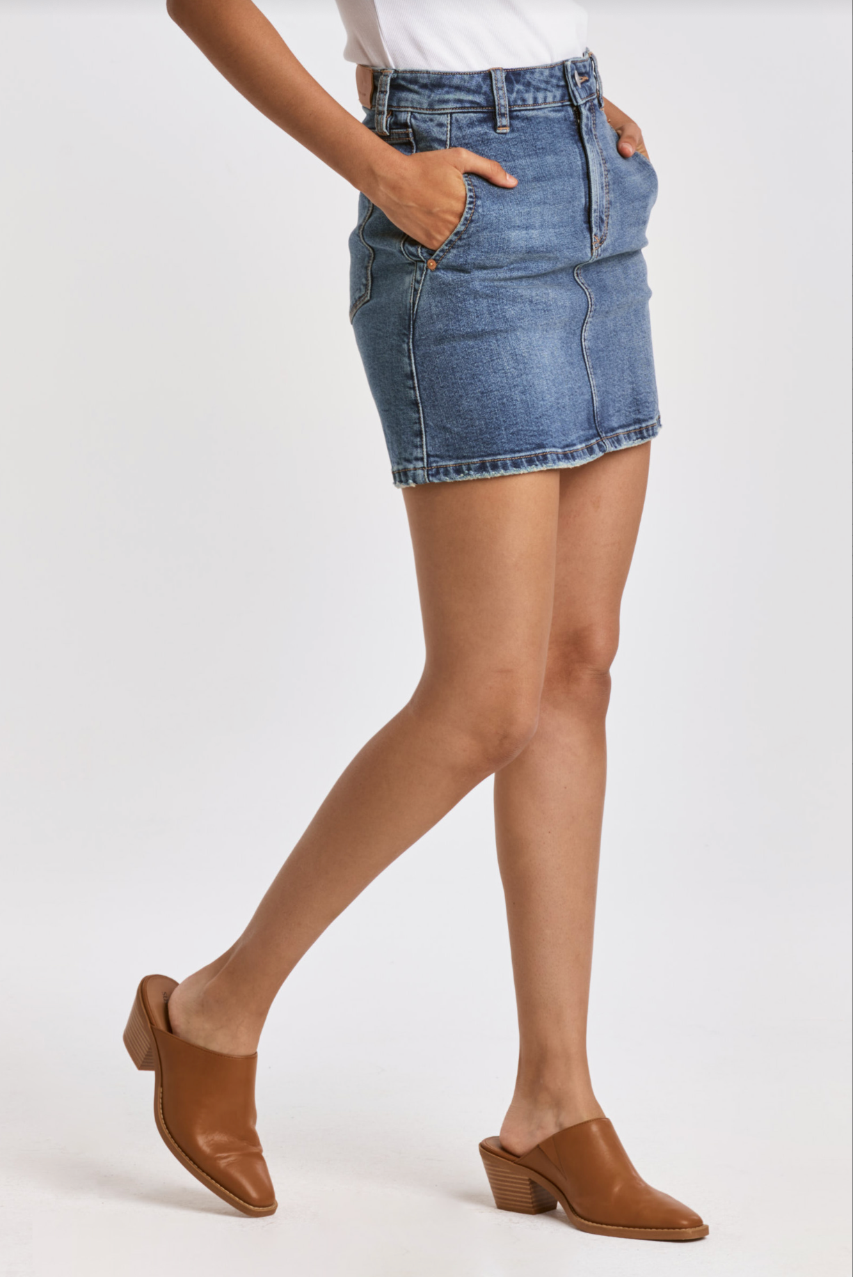 Quinn Arden Denim Skirt (Dear John)