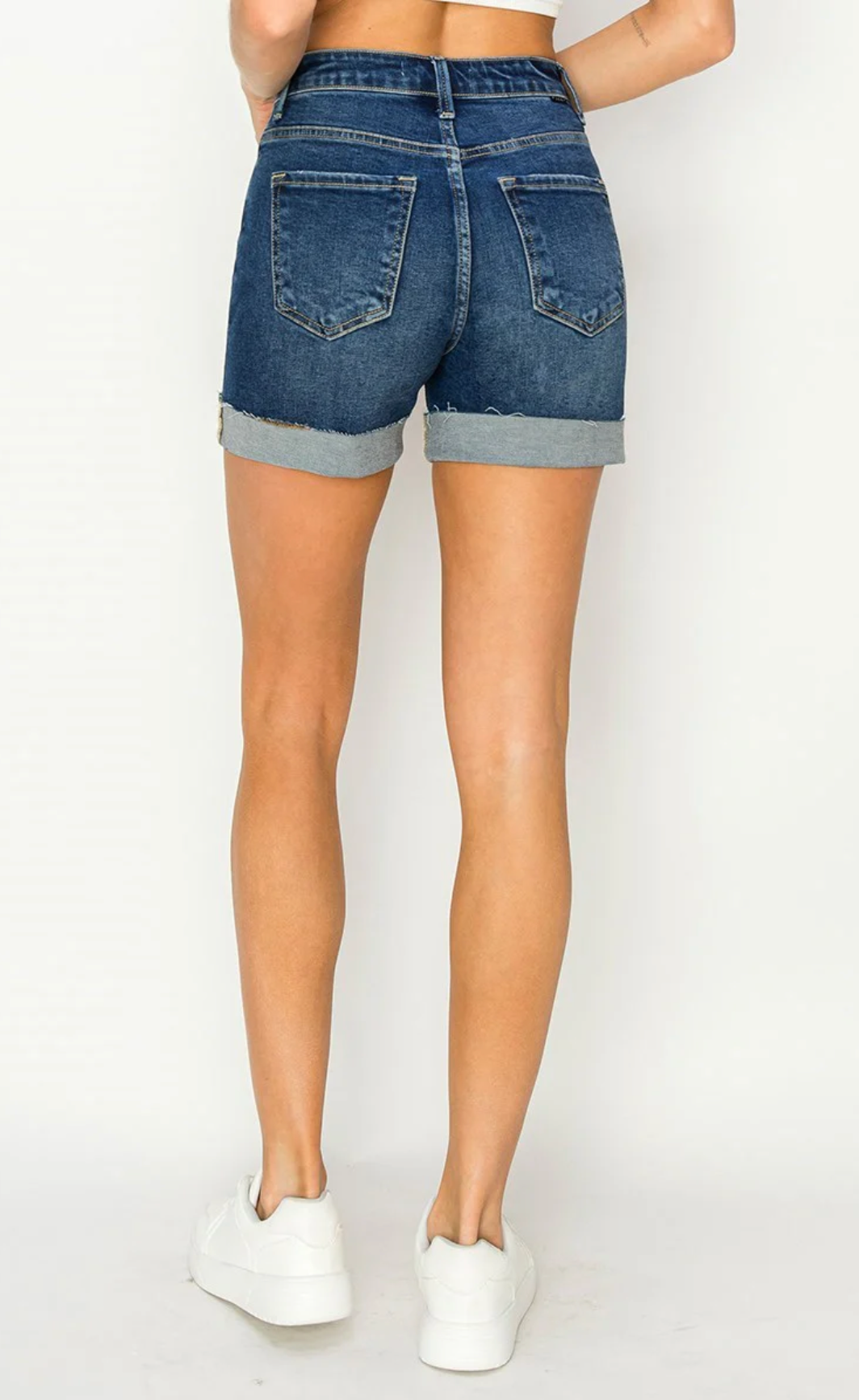 High Rise Cuffed Short