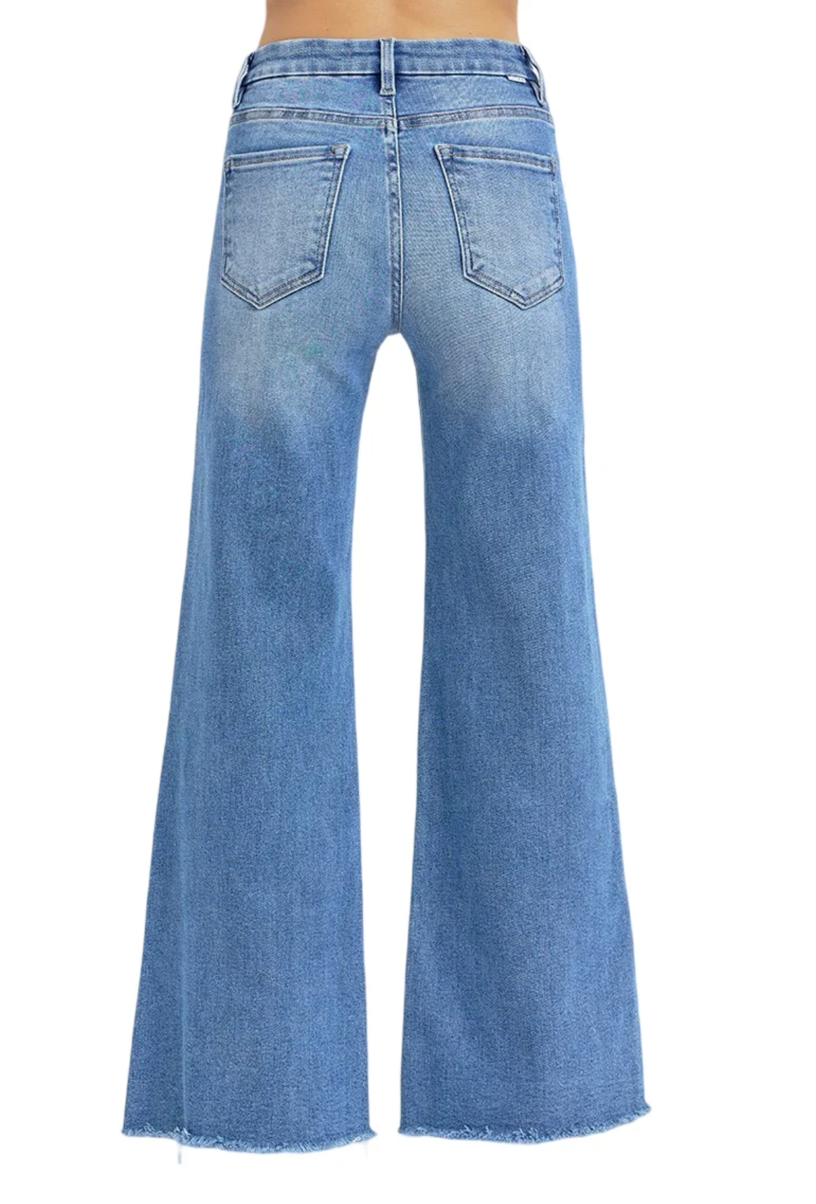 Light Wash Wide Leg W/ Tummy Control