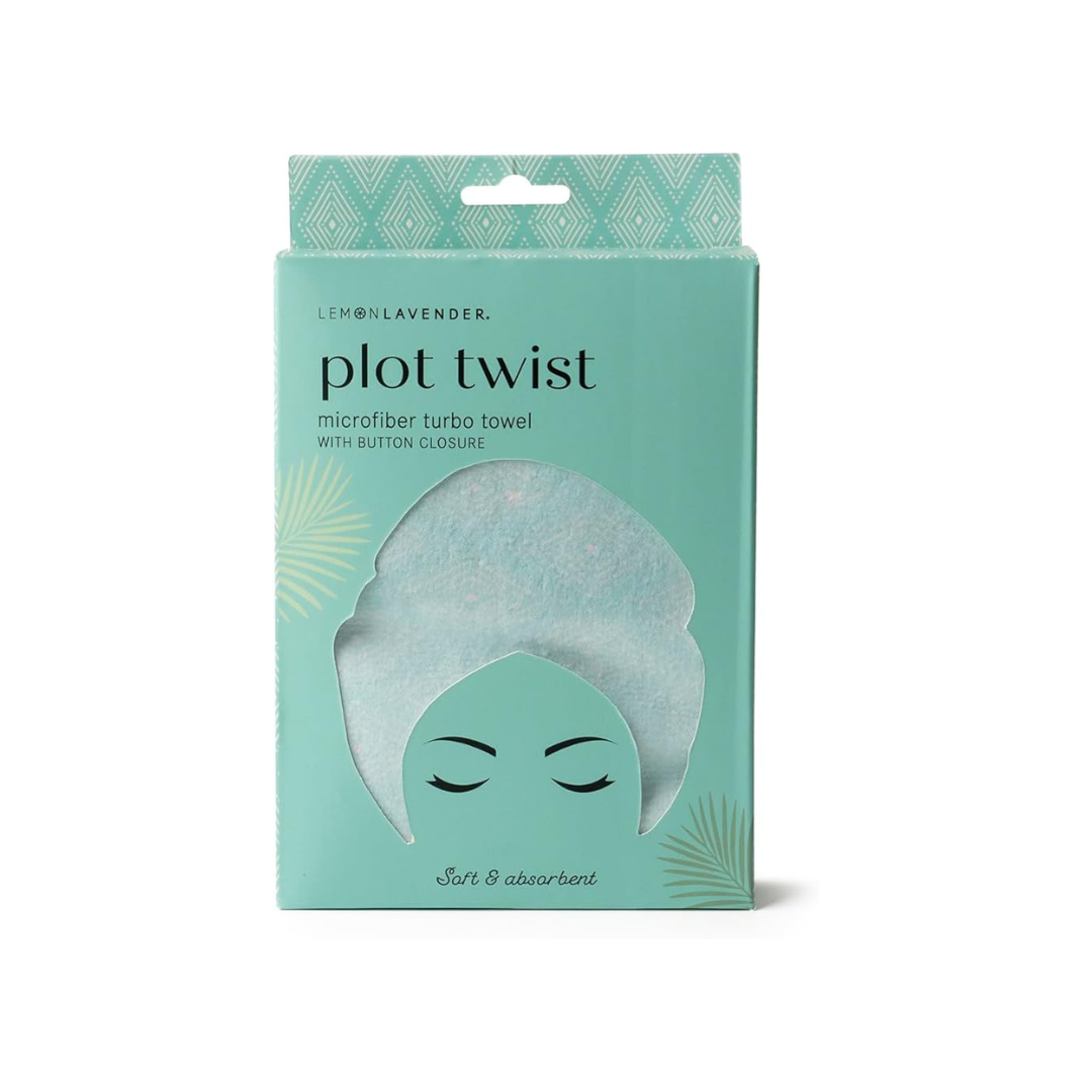 Plot Twist Microfiber Turbo Towel (Lemon Lavender)
