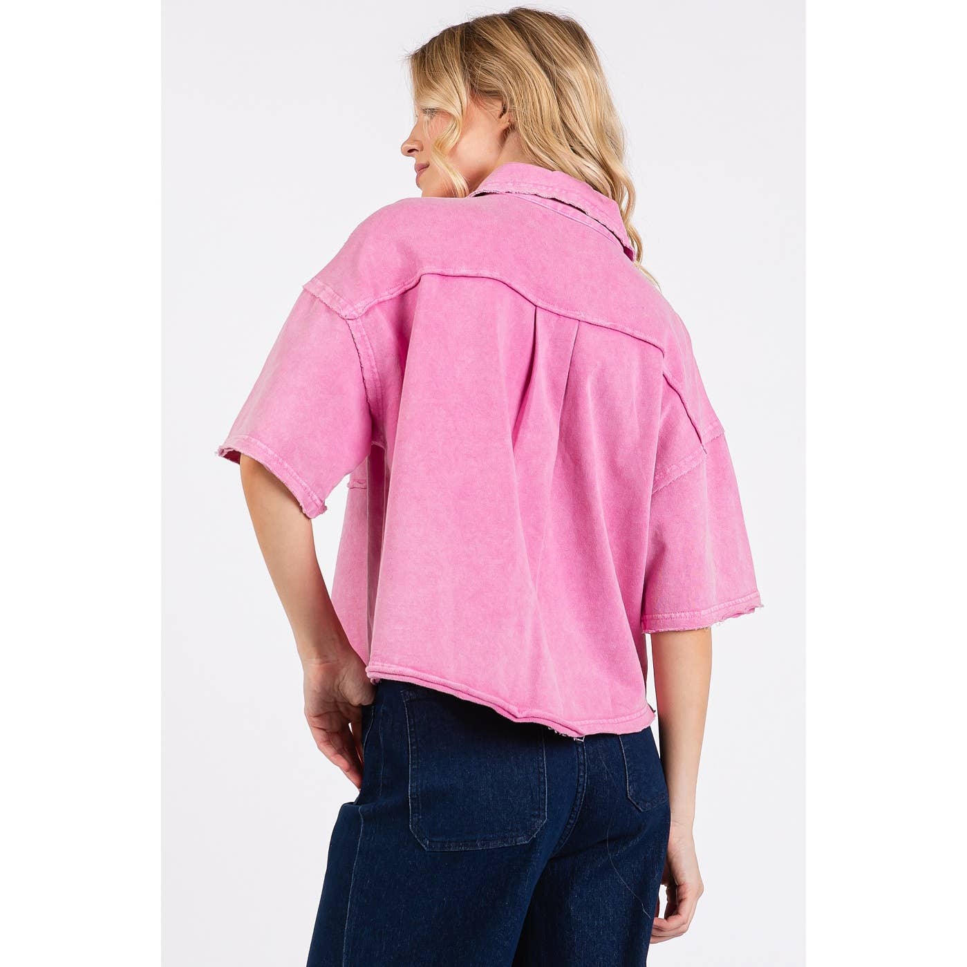 Mineral Wash Boxy Shirt (Mittoshop)