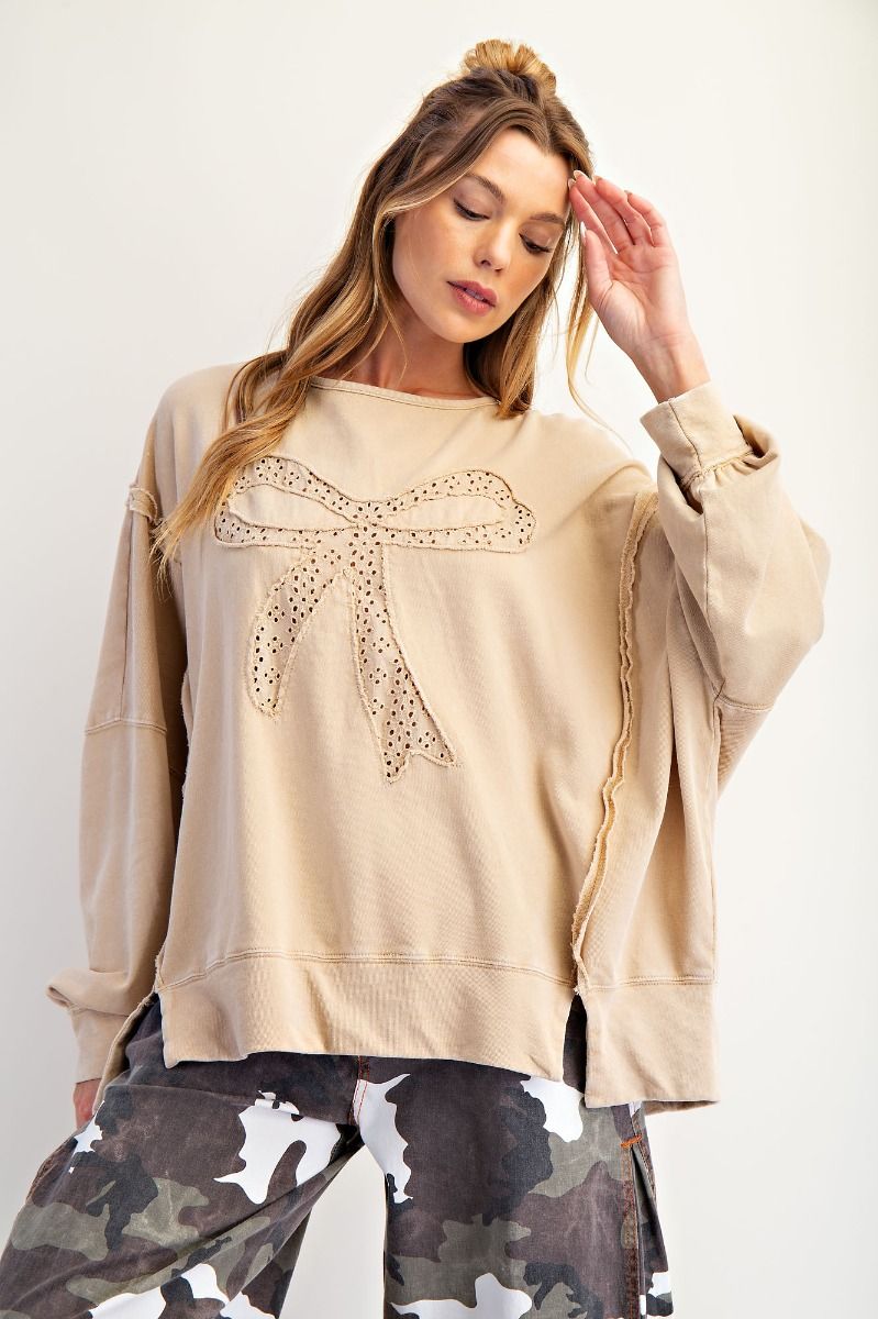 Georgina Bow Patch Pullover