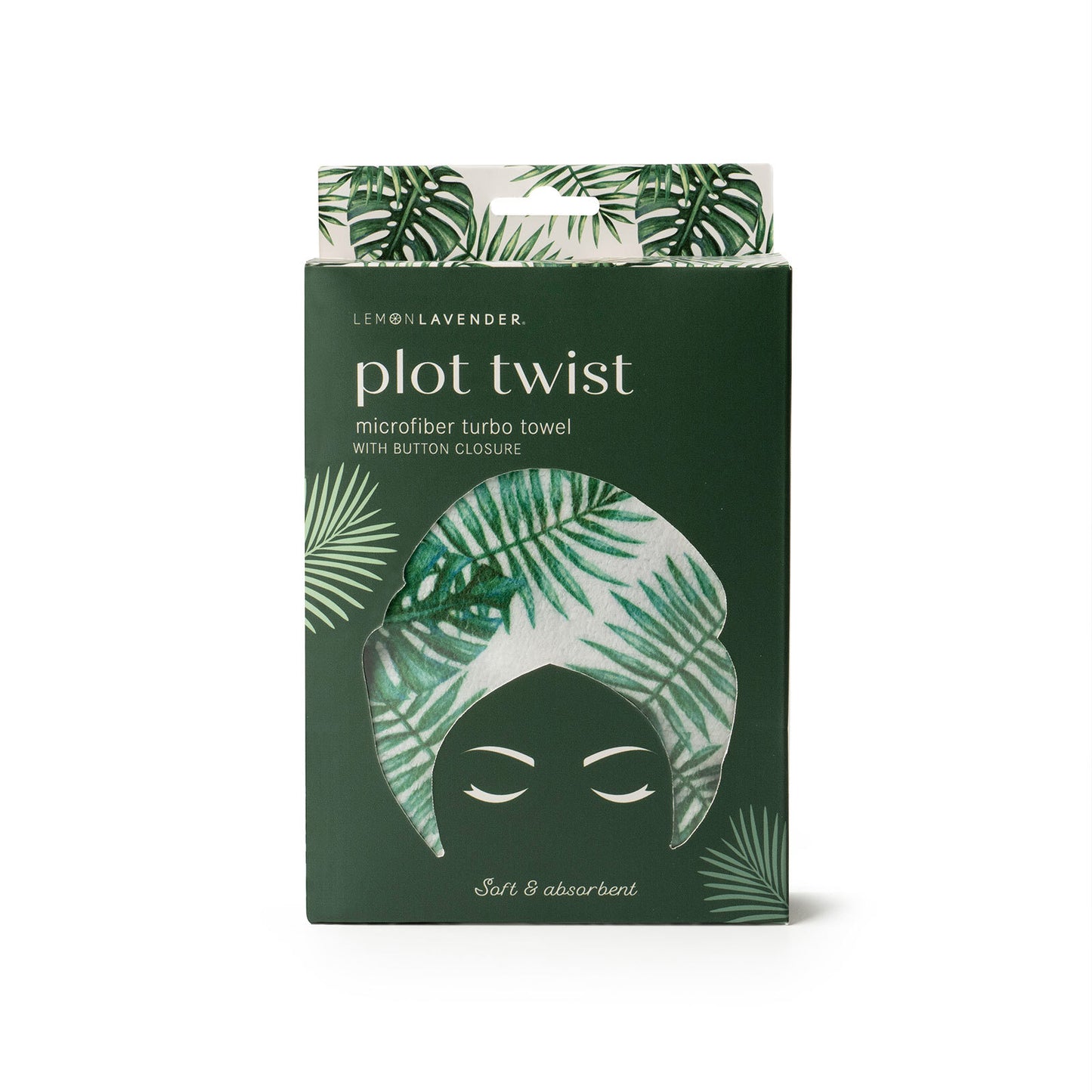Plot Twist Microfiber Turbo Towel (Lemon Lavender)