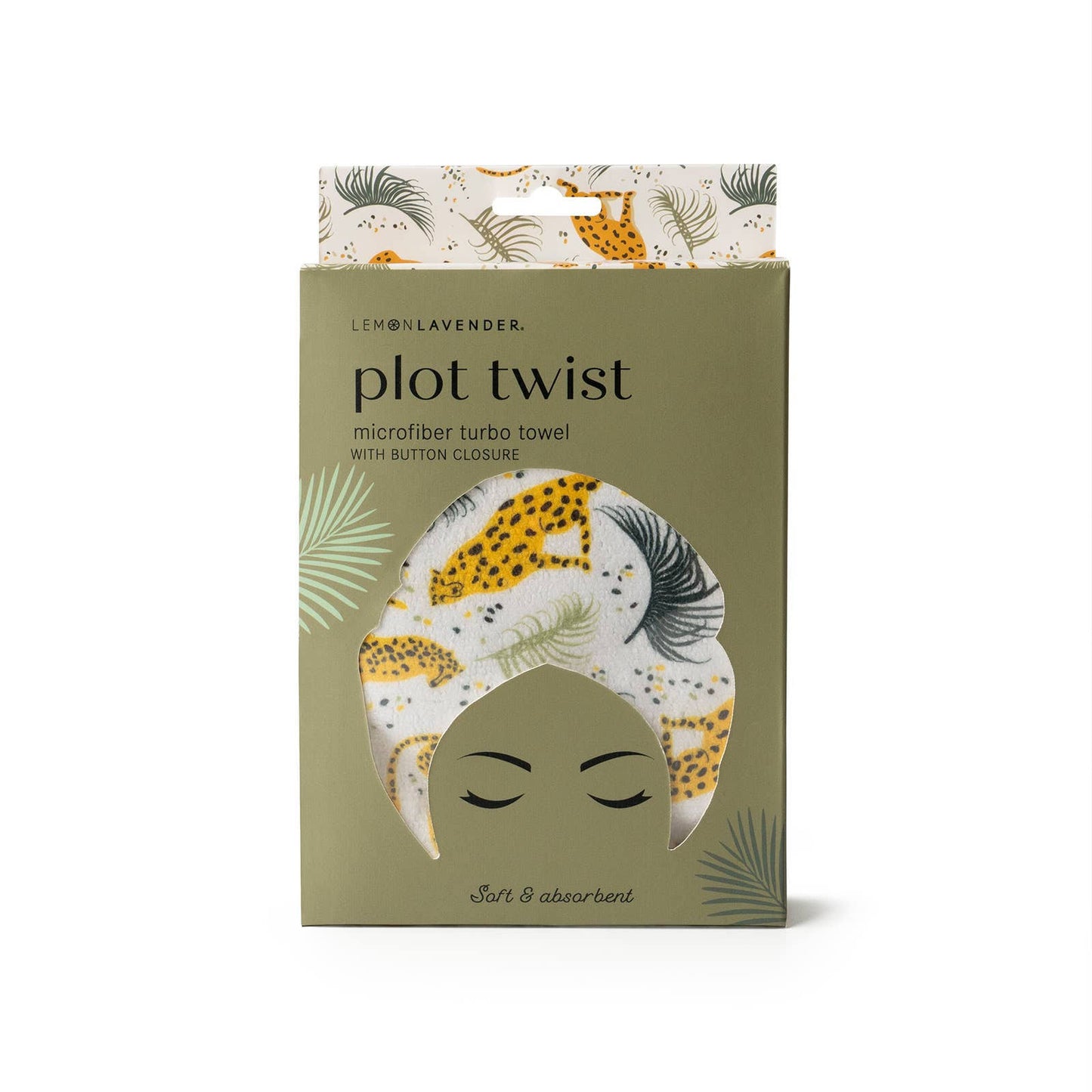 Plot Twist Microfiber Turbo Towel (Lemon Lavender)
