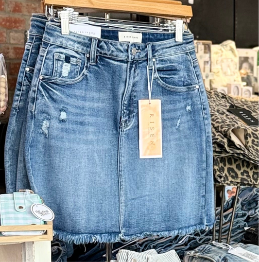High Rise Mini Skirt (Risen)
