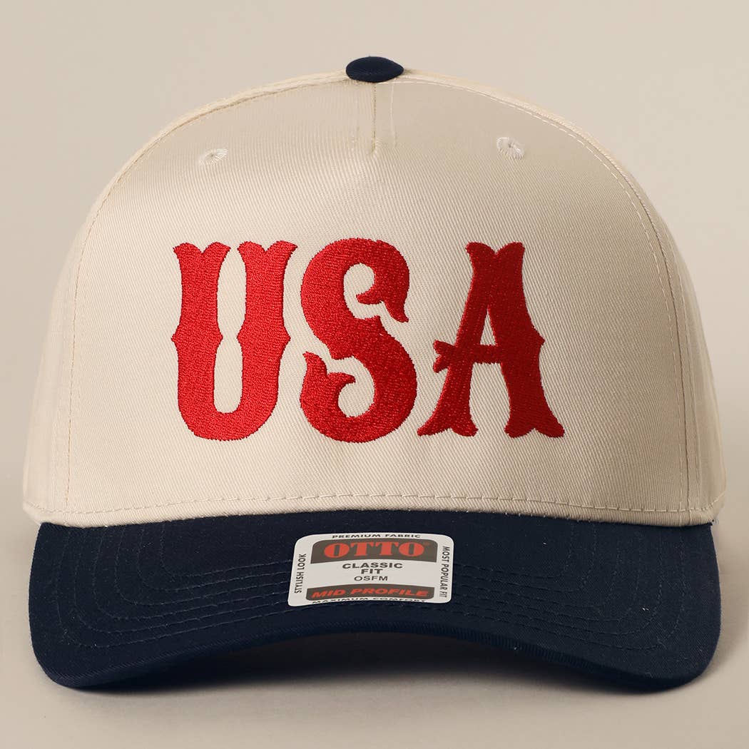 USA Two-Tone Trucker Hat
