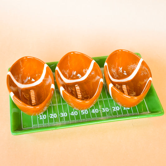 Football Fever Condiment Tray