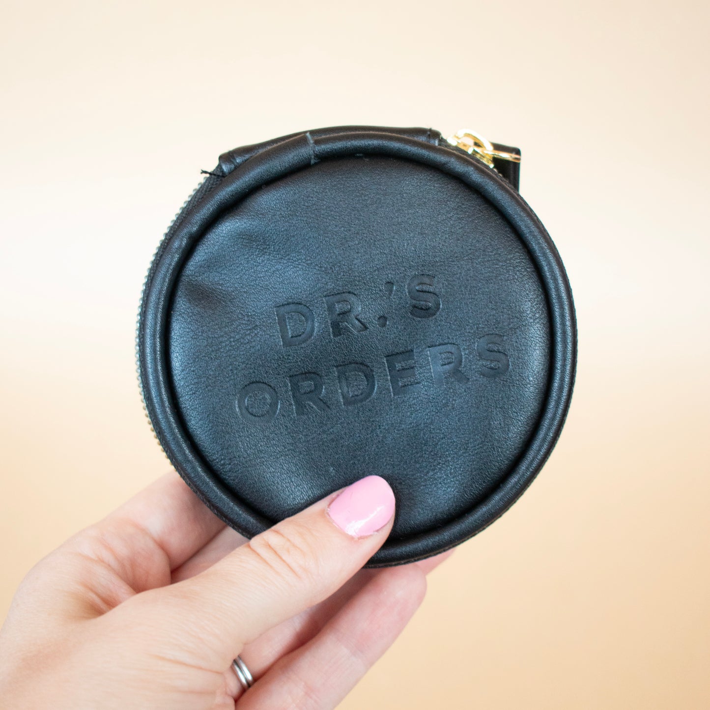 Black Dr.'s Orders Vegan Leather Pill Box (Designworks Ink)