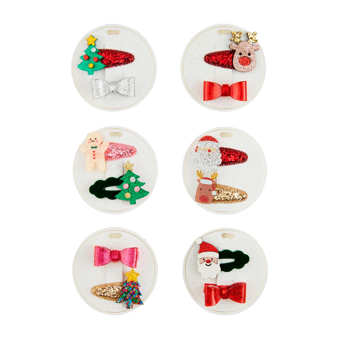 Christmas Hair Clips (Mud Pie)