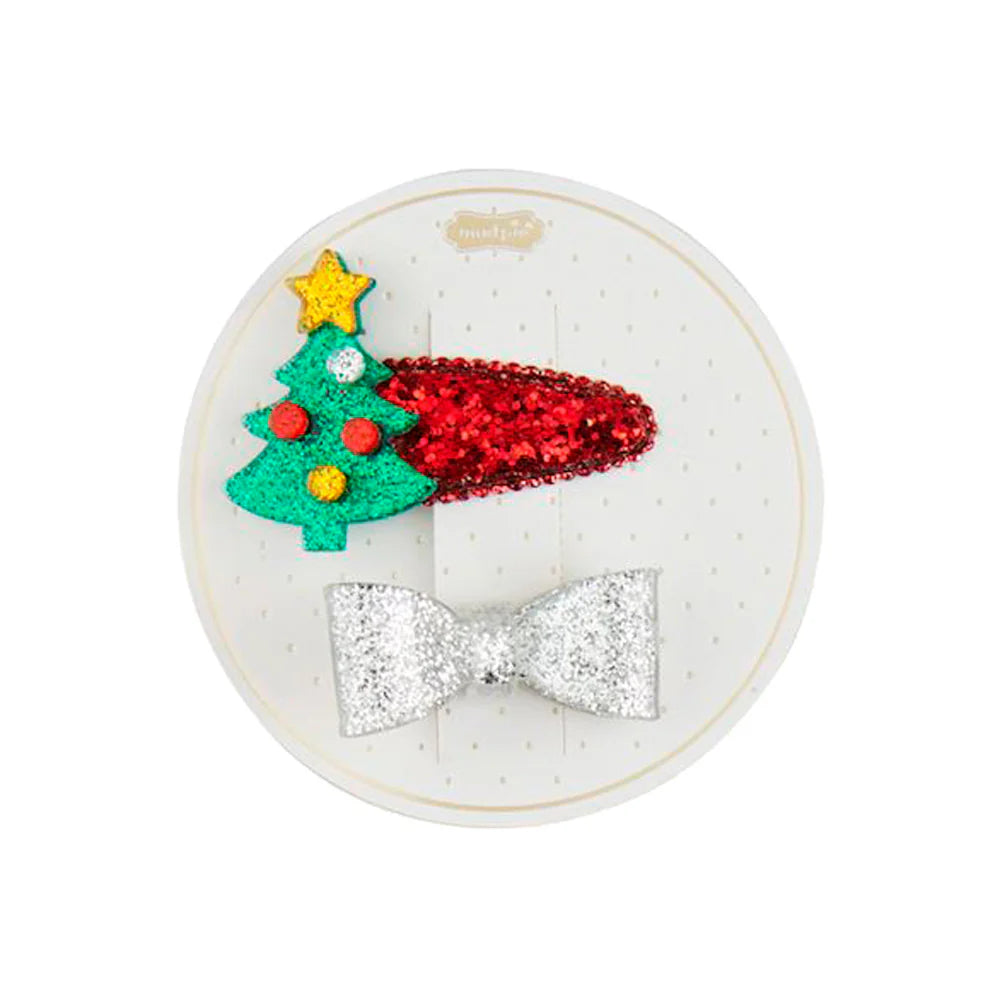 Christmas Hair Clips (Mud Pie)