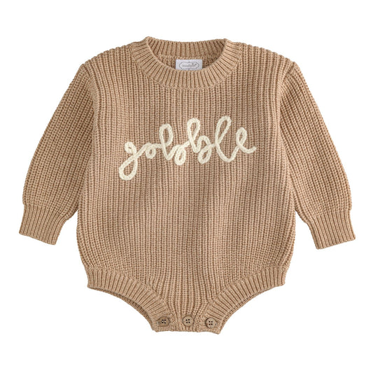 Gobble Sweater Bubble Onesie