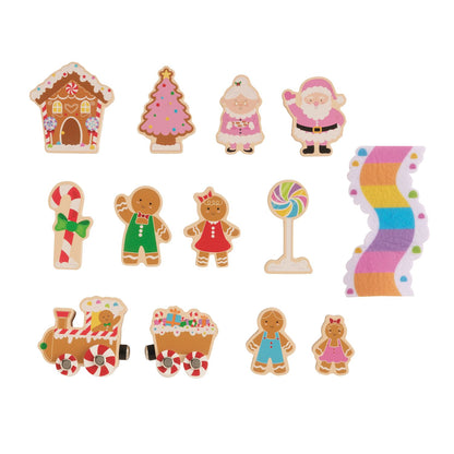 Christmas Wood Toy Sets