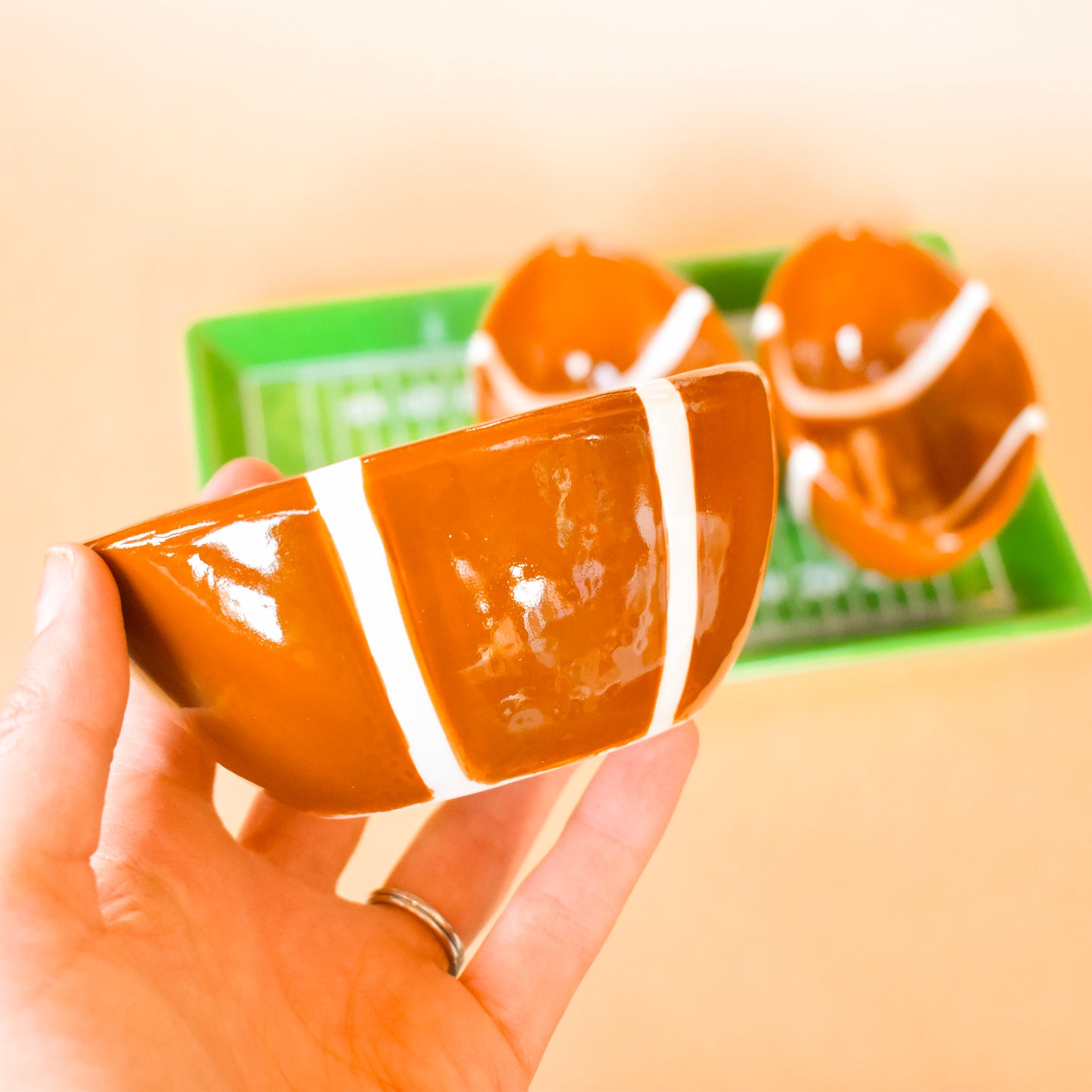 Football Fever Condiment Tray