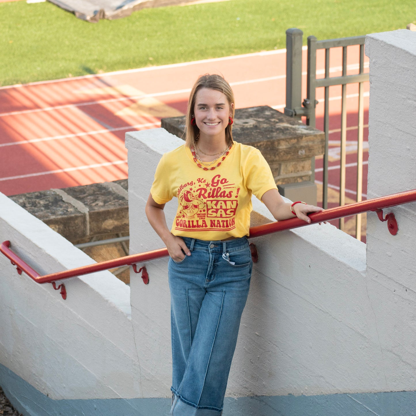 Retro Gorilla Pitt Yellow Tee (First Edition)