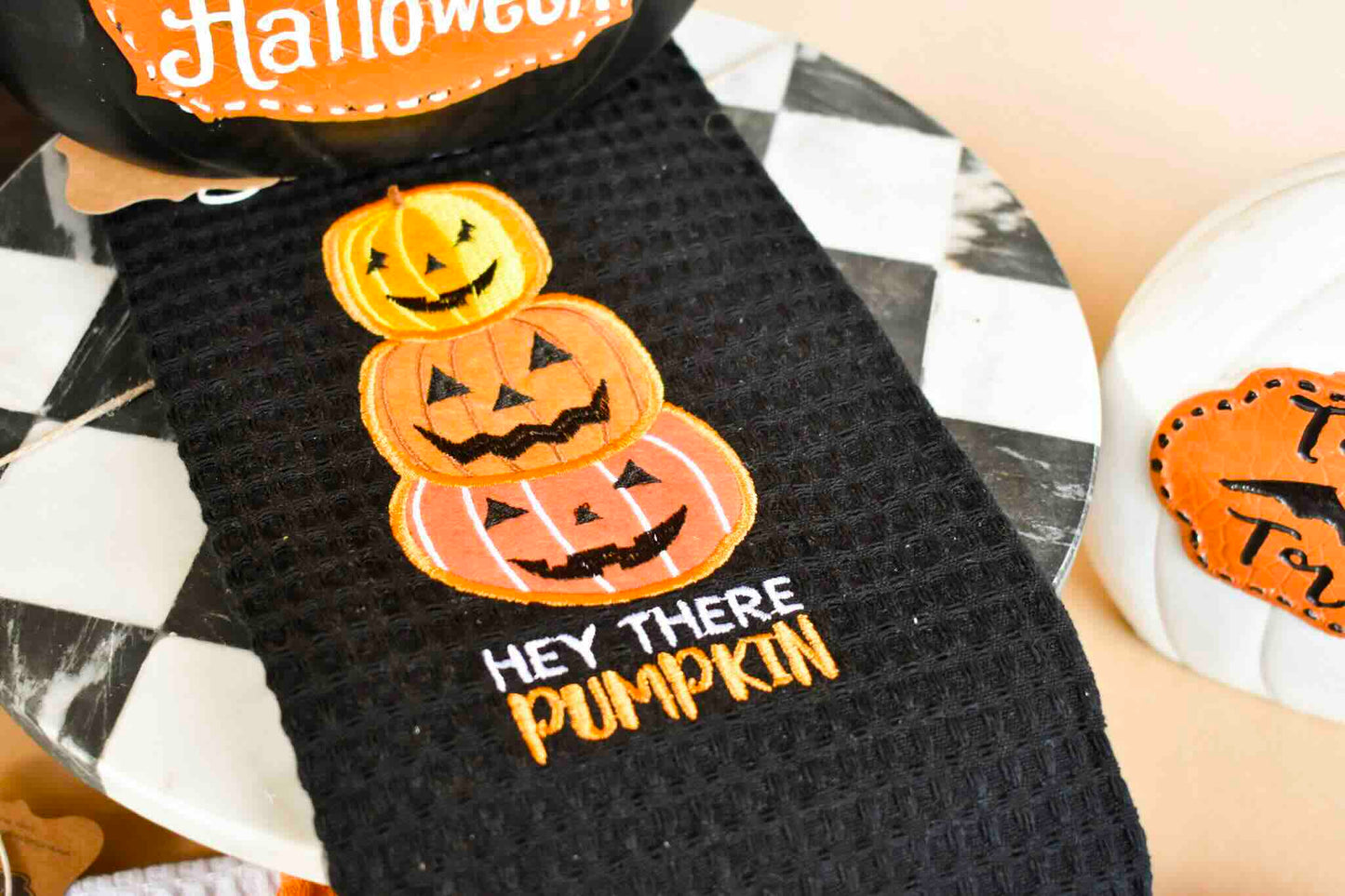 Halloween Waffle Towels (Mud Pie)