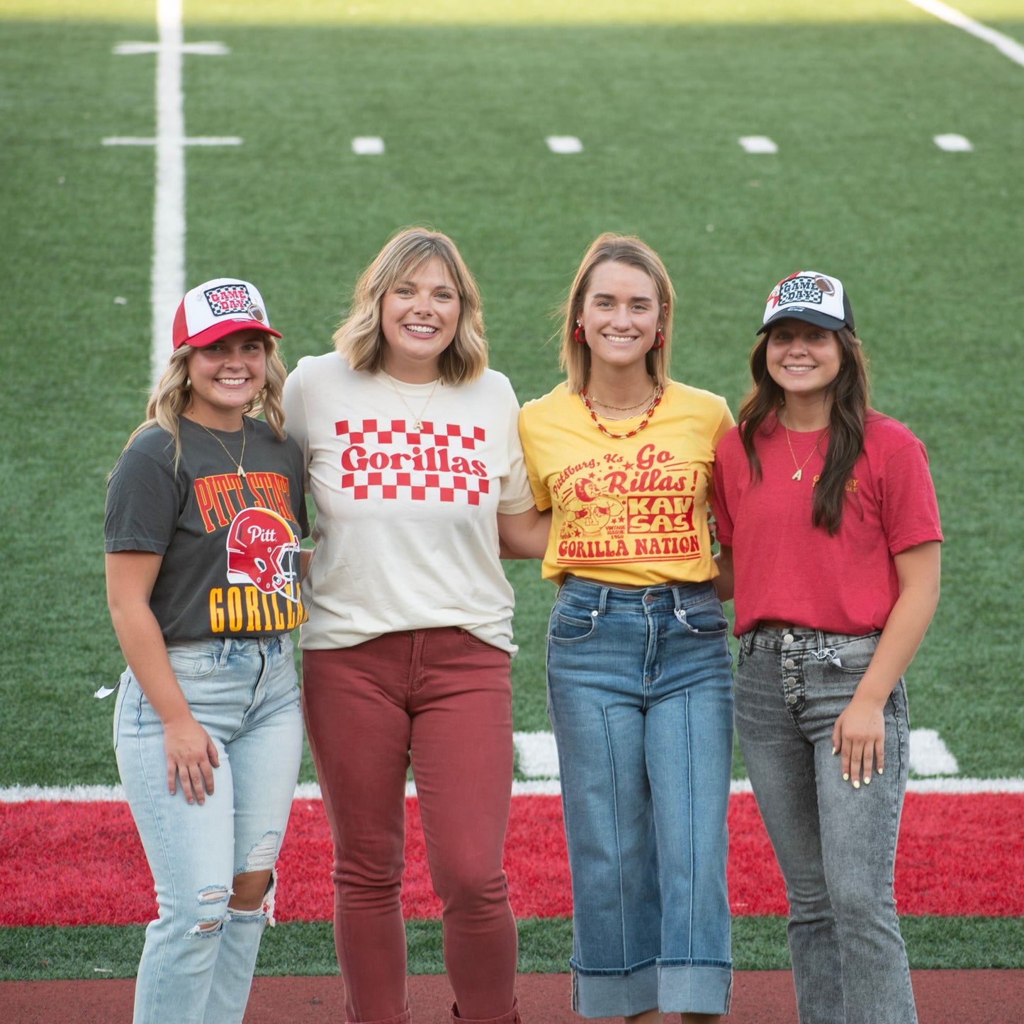 White Gorillas w/Red Checked Tee (First Edition)