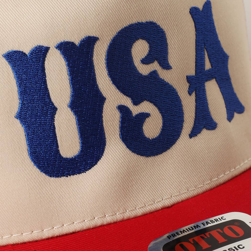 USA Two-Tone Trucker Hat