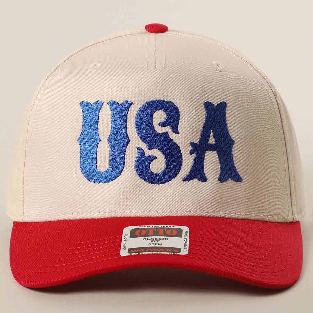 USA Two-Tone Trucker Hat