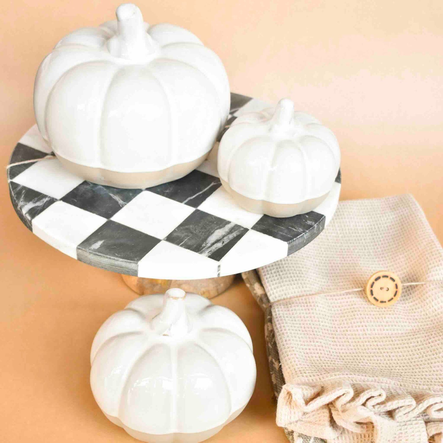 Ceramic Glazed Pumpkin