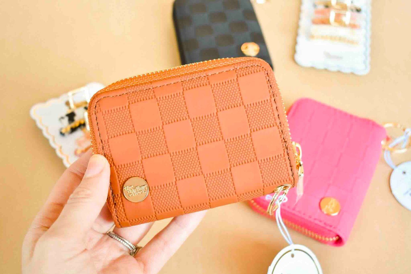 Check Zip Around Wallet(The Darling Effect)