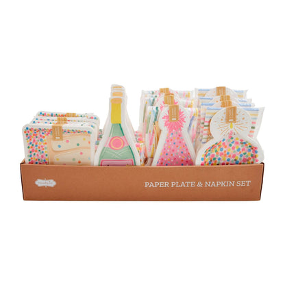 Birthday Paper Plate & Napkin Sets (Mud Pie)