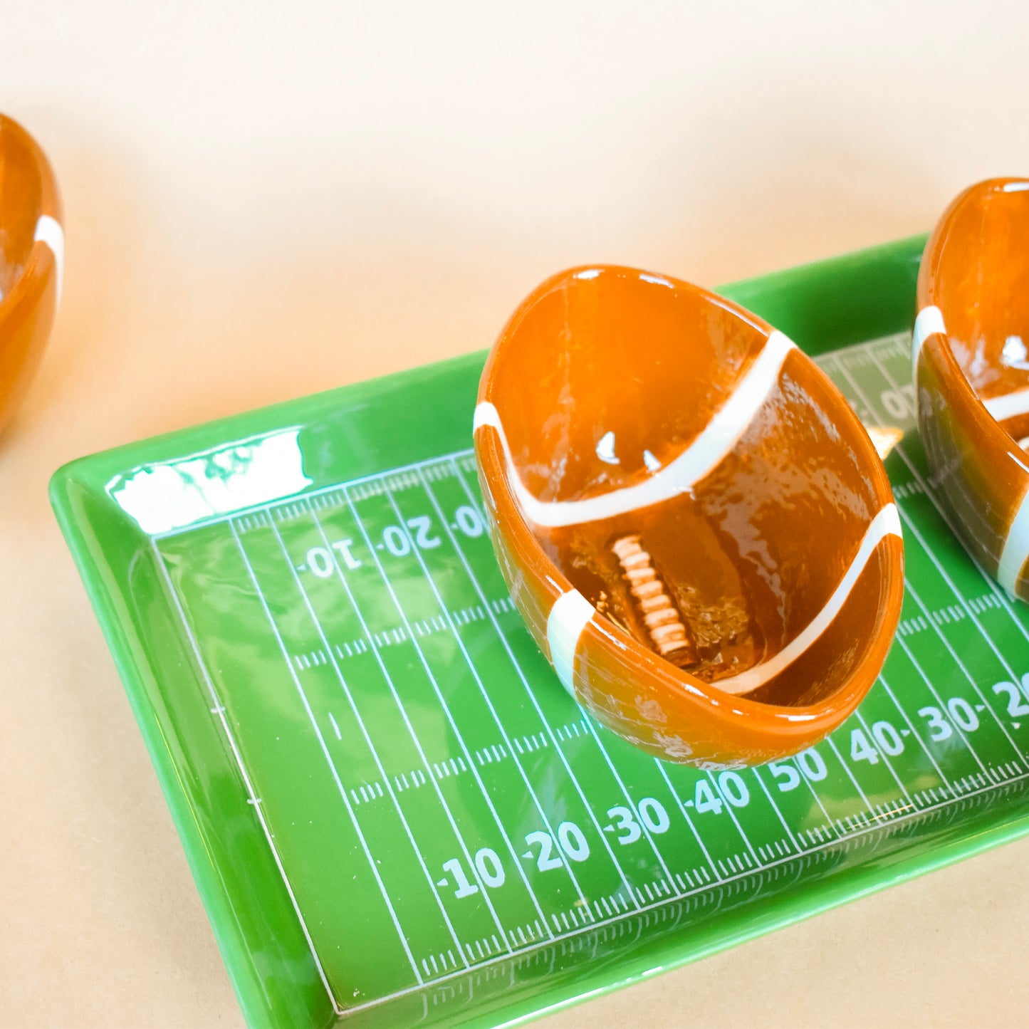 Football Fever Condiment Tray