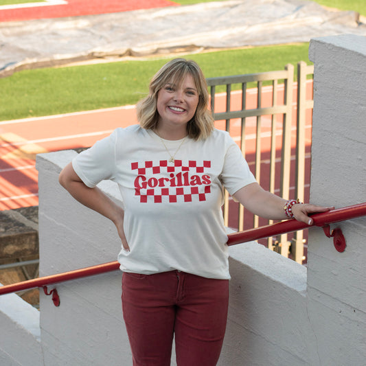 White Gorillas w/Red Checked Tee (First Edition)