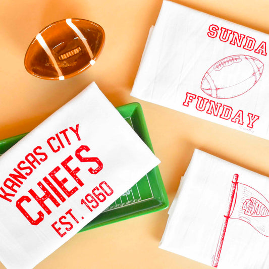 Football Kitchen Towels (Green Bee Tea Towels)