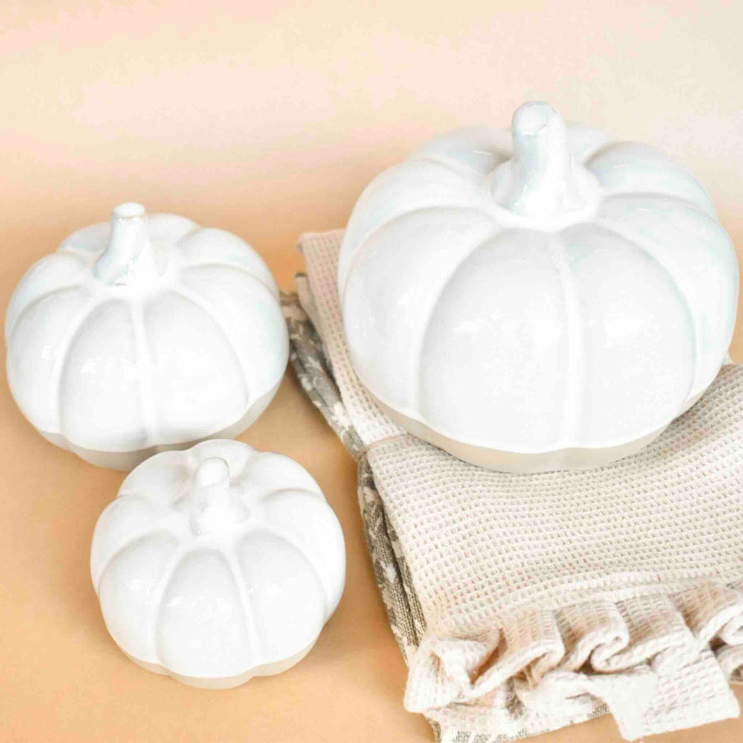 Ceramic Glazed Pumpkin