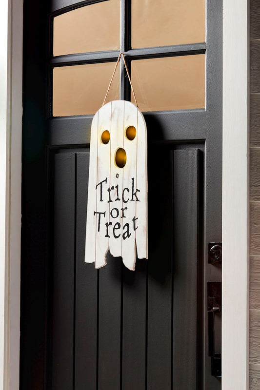 Ghost Light-Up Door Hanger