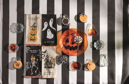 Jack-O-Lantern Platter Set