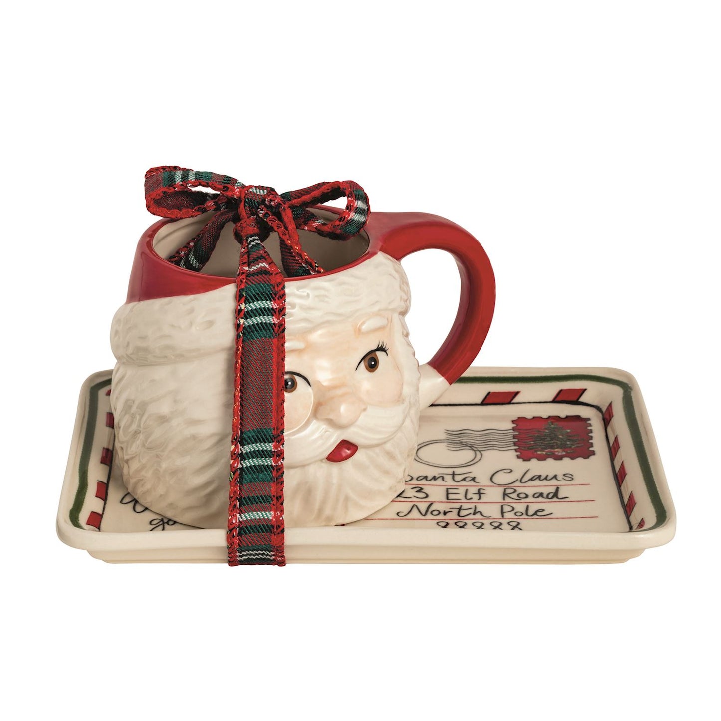 Figural Milk & Cookies For Santa