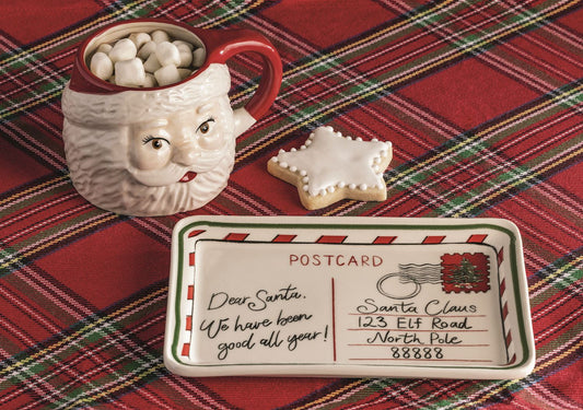 Figural Milk & Cookies For Santa