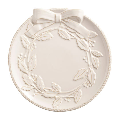 White Wreath Platte Set