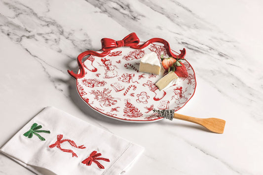 Bow Cookie Plate