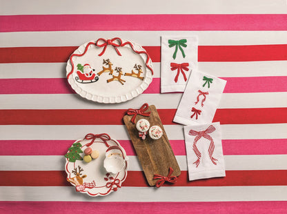 Santa Sleigh Platter