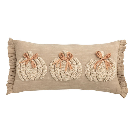 White Pumpkin Pillow